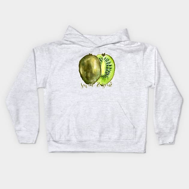 Sweet and Sour – Kiwi Kids Hoodie by VintageHeroes